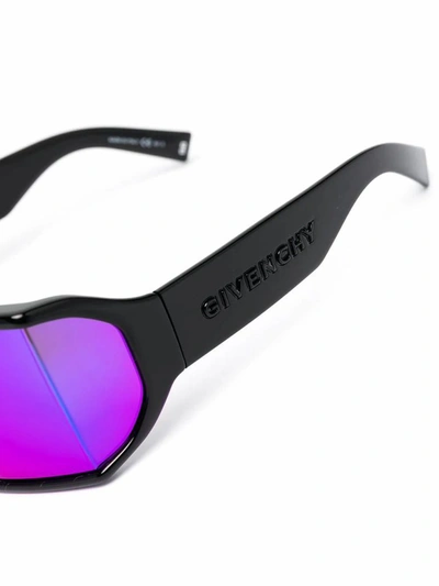 Shop Givenchy Men's Purple Acetate Sunglasses