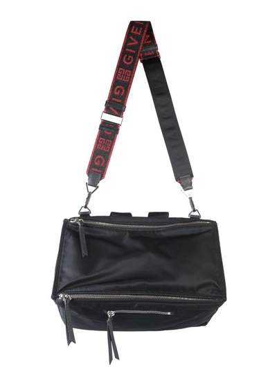 Shop Givenchy Men's Black Leather Messenger Bag