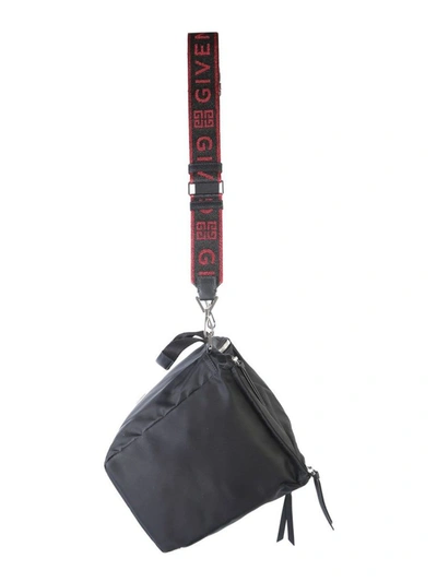 Shop Givenchy Men's Black Leather Messenger Bag