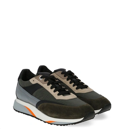Shop Santoni Men's Grey Sneakers