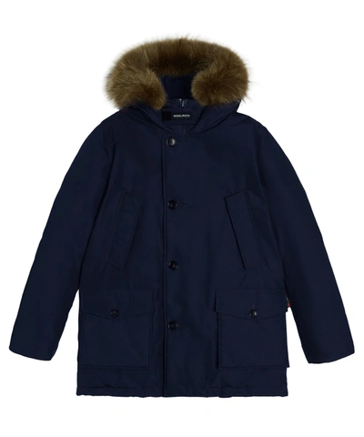 Woolrich Arctic Parka With Tonal Fur In New Black | ModeSens