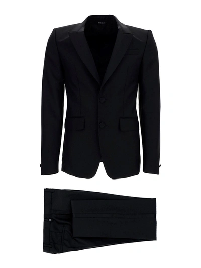 Shop Givenchy Wool-mohair Blend Tuxedo In Black