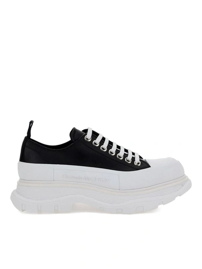 Shop Alexander Mcqueen Tread Slick Sneakers In Black