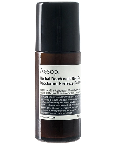 Shop Aesop Herbal Roll-on Deodorant In N,a