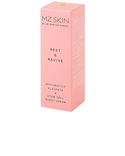 Mz Skin Rest & Revive Restorative Placenta & Stem Cell Night Serum In N,a