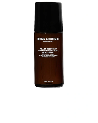 Shop Grown Alchemist Roll-on Deodorant In Icelandic Moss Extract & Sage Complex