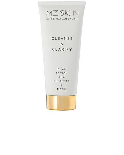 Shop Mz Skin Cleanse & Clarify Dual Action Aha Cleanser & Mask In N,a