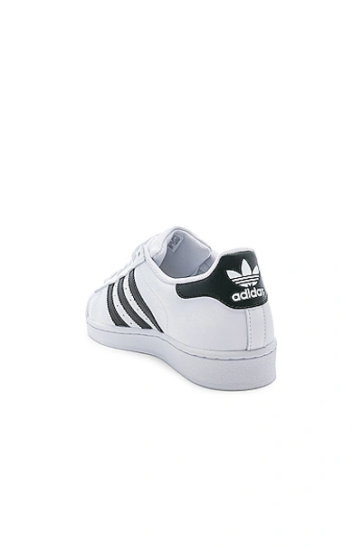 Shop Adidas Originals Superstar Foundation In White & Black & White