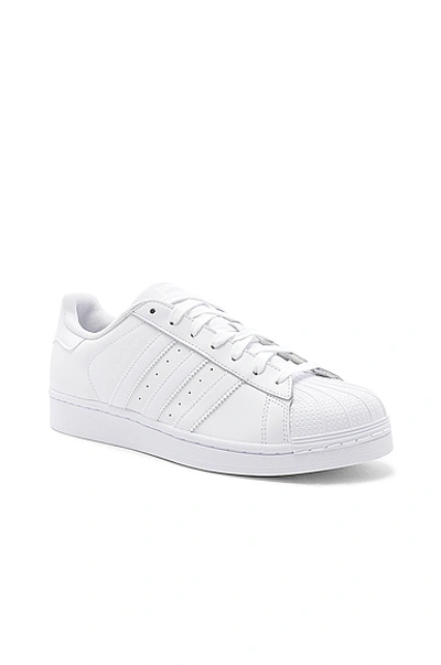 Shop Adidas Originals Superstar Foundation In White & White & White