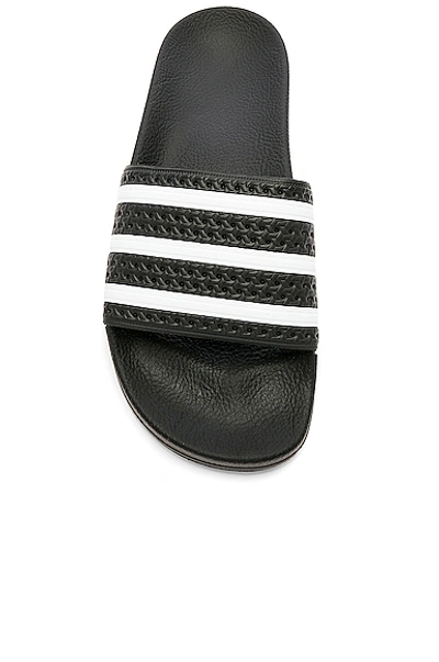 Shop Adidas Originals Adilette 凉鞋 In Black