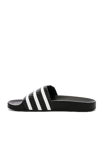 Shop Adidas Originals Adilette 凉鞋 In Black