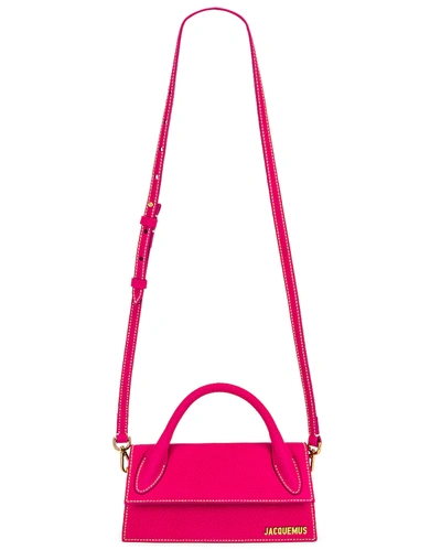 Shop Jacquemus Le Chiquito Long Bag In Pink