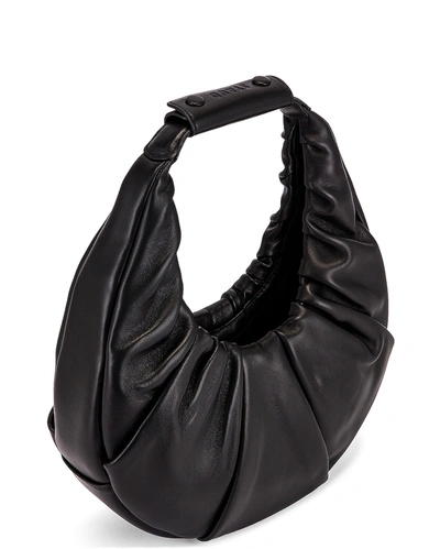 Shop Staud Soft Moon Bag In Black