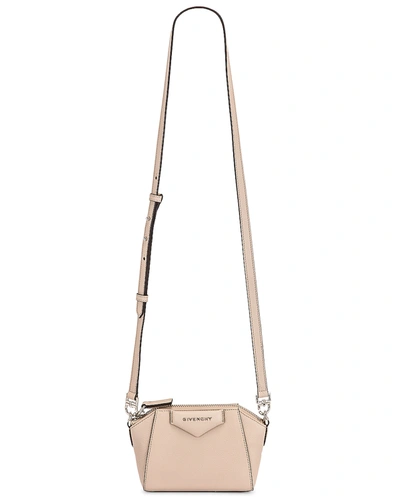 Shop Givenchy Nano Antigona Bag In Dune