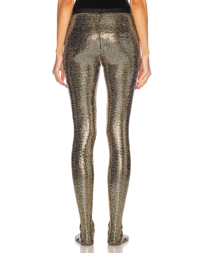 Shop Gucci Tights Rick In Black & Yellow