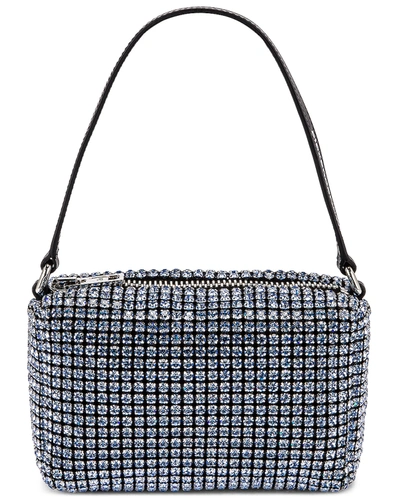 Shop Alexander Wang Heiress Medium Pouch Bag In Baby Blue