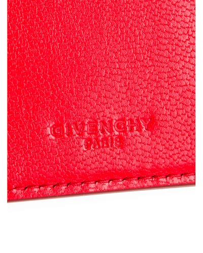 Shop Givenchy Medium Gv3 Bifold Wallet In Red