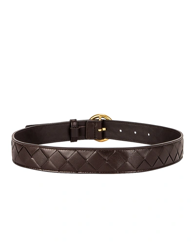 Shop Bottega Veneta Leather Belt