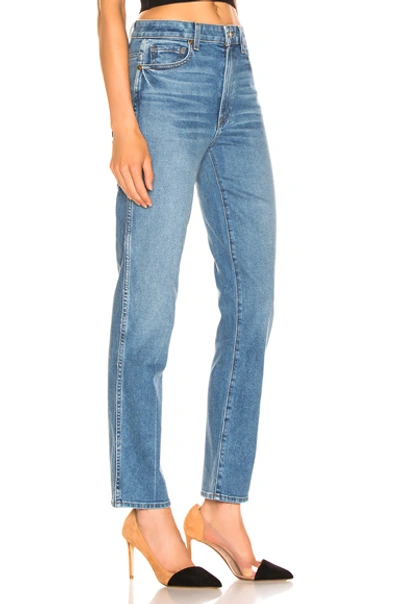 Shop Khaite Victoria Straight Leg Jean In Blue