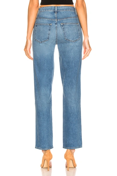 Shop Khaite Victoria Straight Leg Jean In Blue