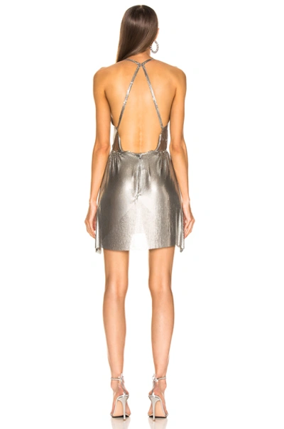 Shop Fannie Schiavoni Jourdana Dress In Silver