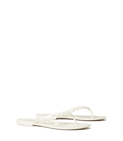 Shop Tory Burch Studded Jelly In White