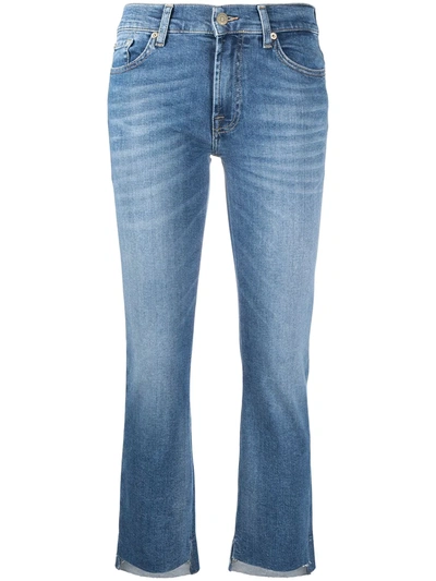 Shop 7 For All Mankind Skinny-fit Denim Jeans In Blue