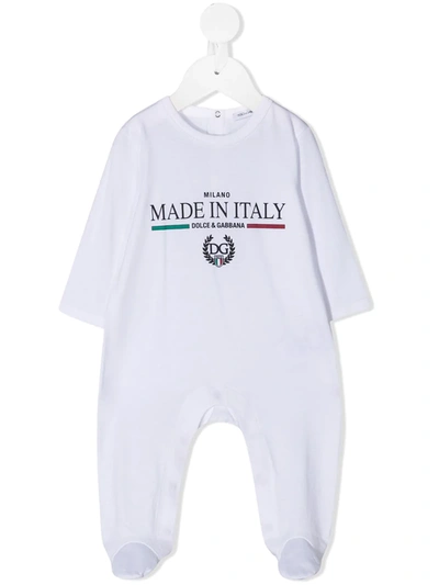 Dolce & Gabbana Made In Italy Pajamas In White