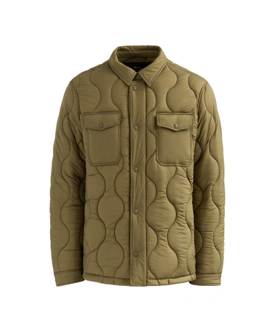Shop Woolrich Aimé Leon Dore /  Quilted Shirt In Olive