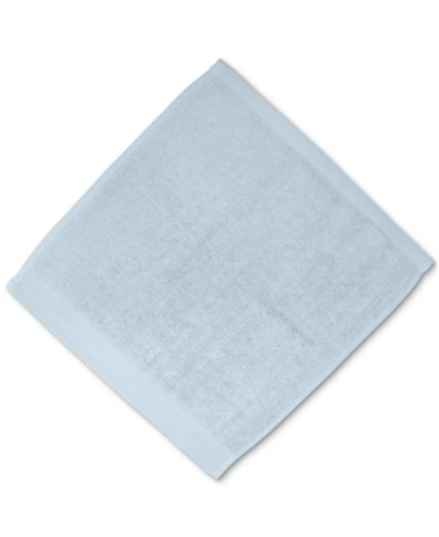 Shop Charter Club Feel Fresh Antimicrobial Washcloth, 13" X 13", Created For Macy's In Clear Blue