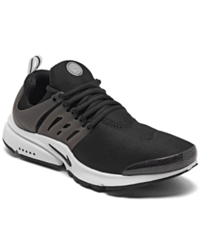 Shop Nike Men's Air Presto Casual Sneakers From Finish Line In Black, Gray