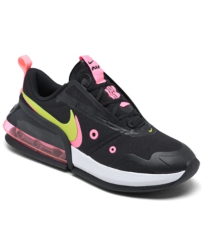 Shop Nike Women's Air Max Up Casual Sneakers From Finish Line In Black, Cyber