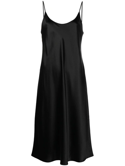 Shop La Perla Silk Nightgown In Black