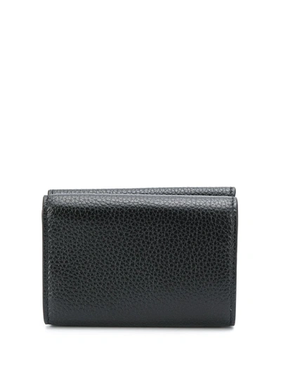 Shop Balenciaga Neio Classic Leather Mini Wallet In Black