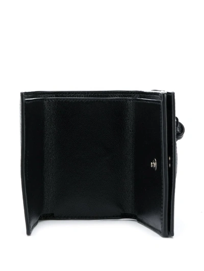 Shop Balenciaga Neio Classic Leather Mini Wallet In Black