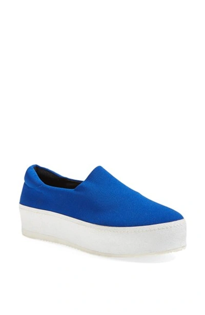 Shop Opening Ceremony 'grunge' Slip-on Platform Sneaker (women) In Cobalt