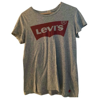 Pre-owned Levi's Grey Cotton Top