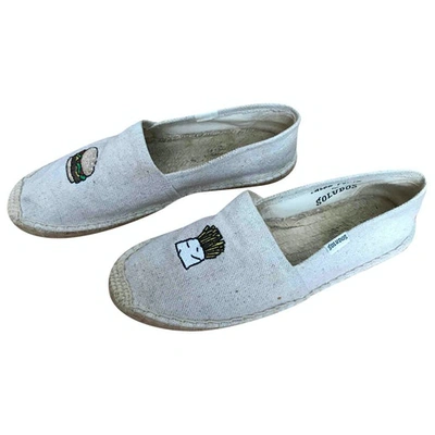 Pre-owned Soludos Beige Cloth Espadrilles