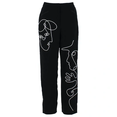Pre-owned Moschino Black Trousers