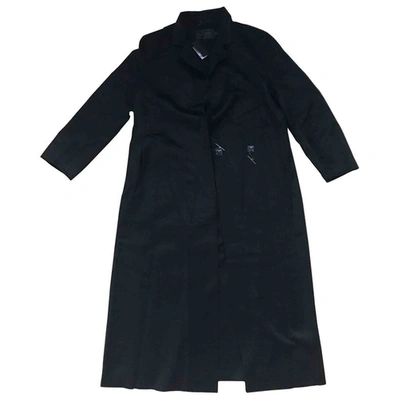 Pre-owned Calvin Klein Collection Black Cashmere Coat