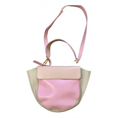 Pre-owned Wandler Hortensia Leather Handbag In Pink
