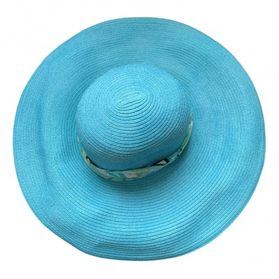 Pre-owned Emilio Pucci Hat In Turquoise