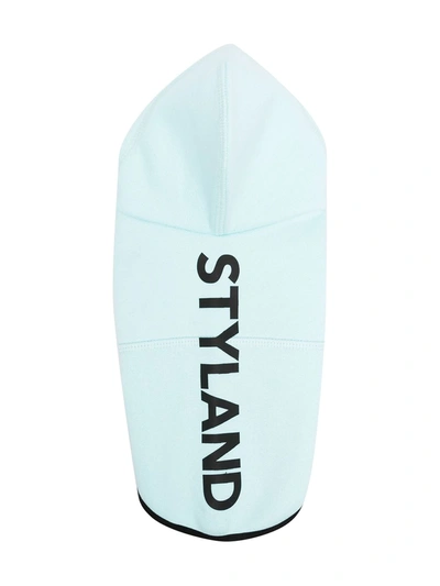 Shop Styland Logo Dog Jumper In Blue