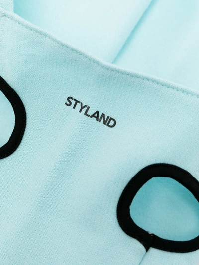 Shop Styland Logo Dog Jumper In Blue