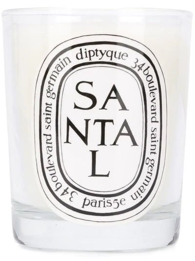 Shop Diptyque Santal Candle In White