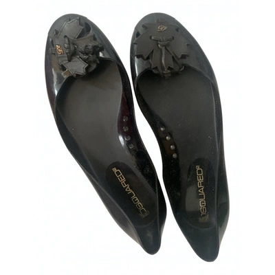 Pre-owned Dsquared2 Ballet Flats In Black