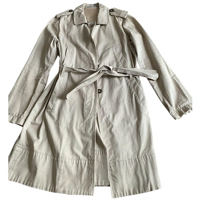 Pre-owned Hope Beige Cotton Trench Coat