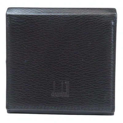 Pre-owned Alfred Dunhill Leather Small Bag In Black