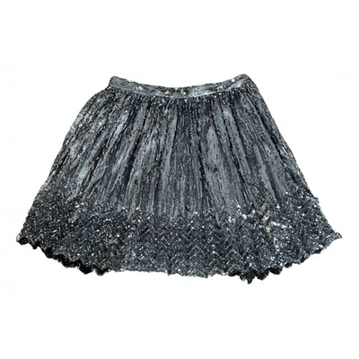 Pre-owned Marco De Vincenzo Silver Skirt