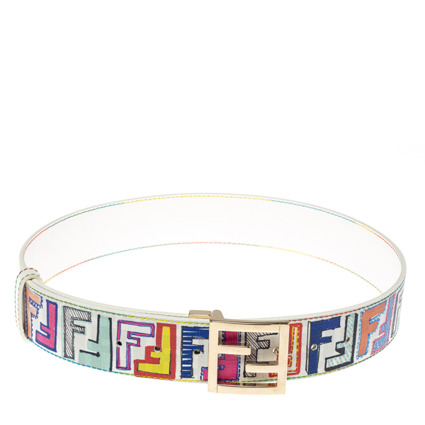 multicolor fendi belt